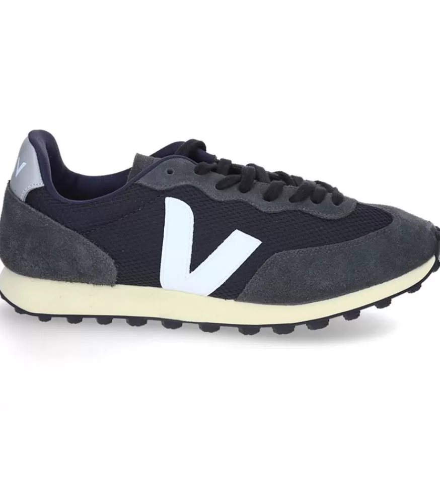 Homme Veja Baskets Homme Rio Branco Alveomesh Black White Oxford Grey