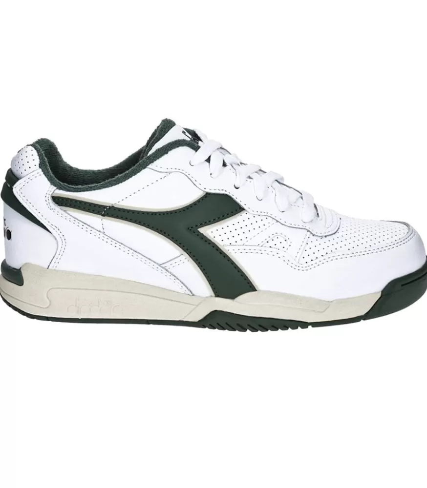 Homme Diadora Baskets Homme Winner White Green