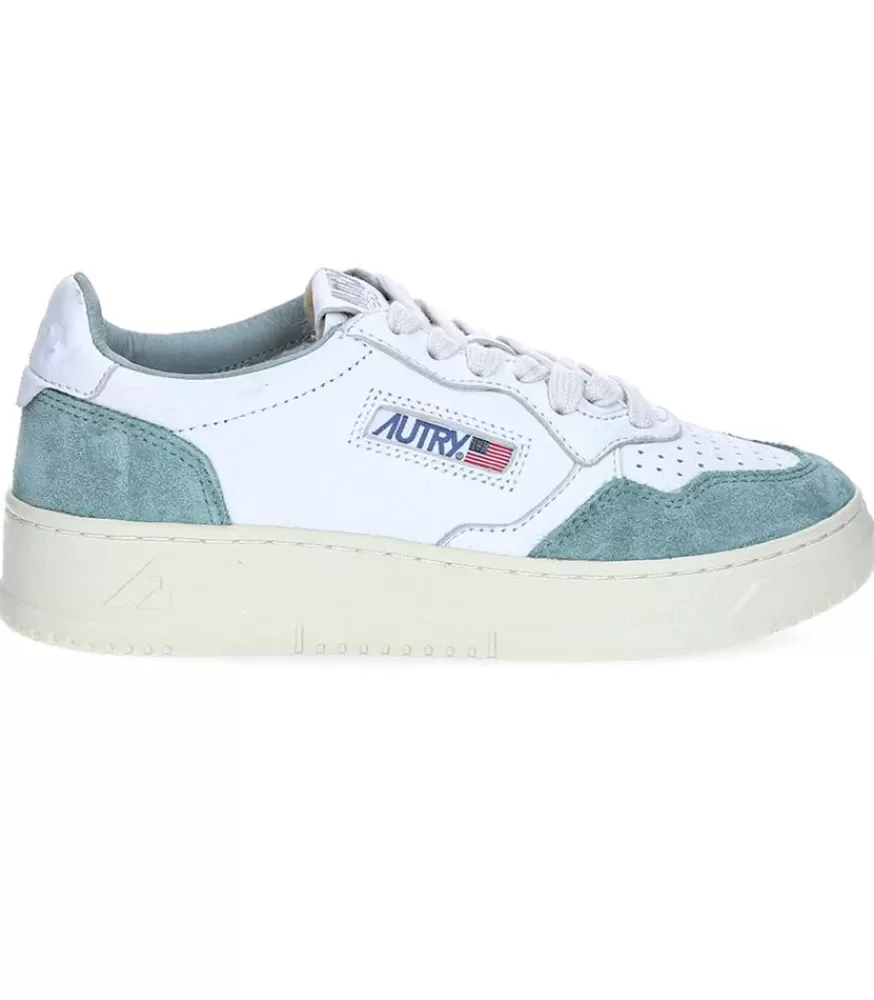 Femme Autry Baskets Medalist Low White/Mil