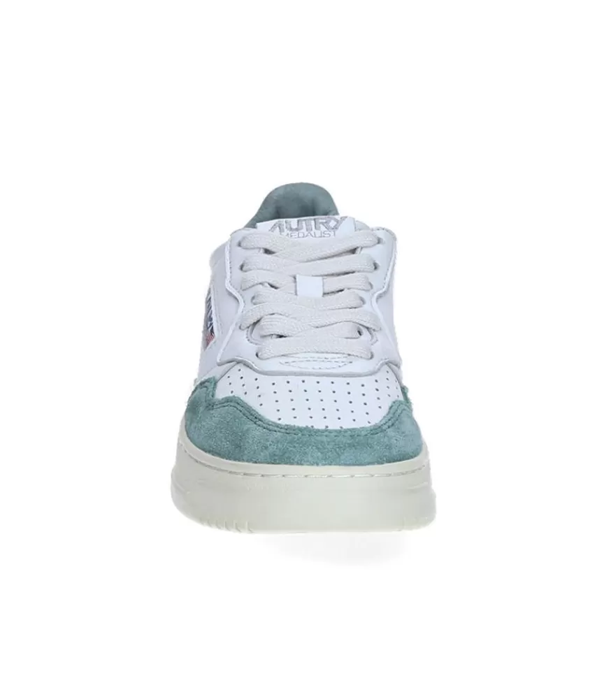 Femme Autry Baskets Medalist Low White/Mil