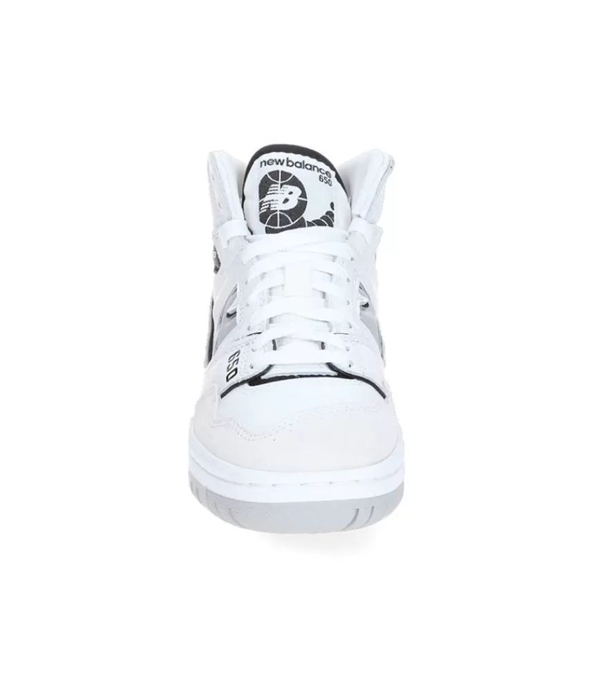 Femme New Balance Baskets Montantes 650 Blanc Et Noir