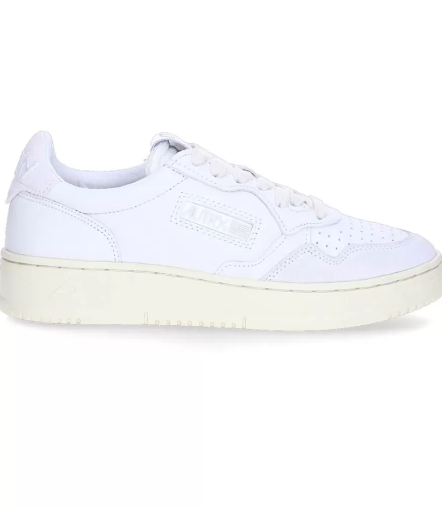 Femme Autry Baskets Open Low Leat White