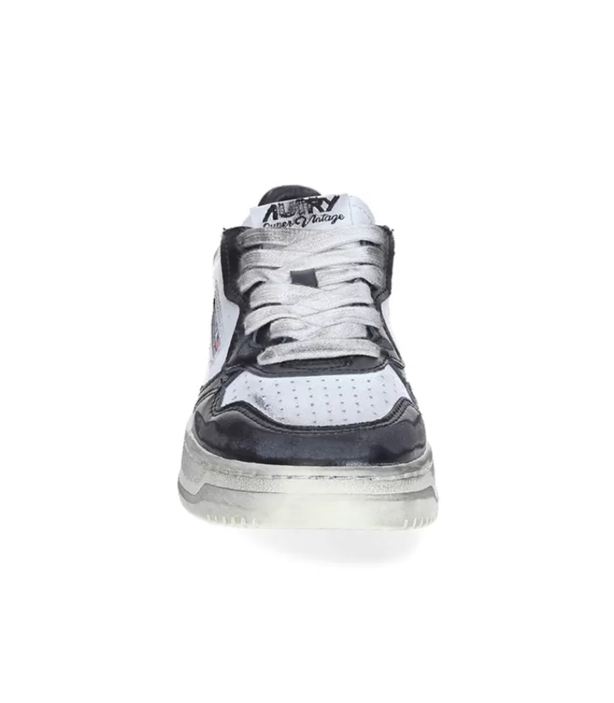 Femme Autry Baskets Super Vintage White/Black/Platinium