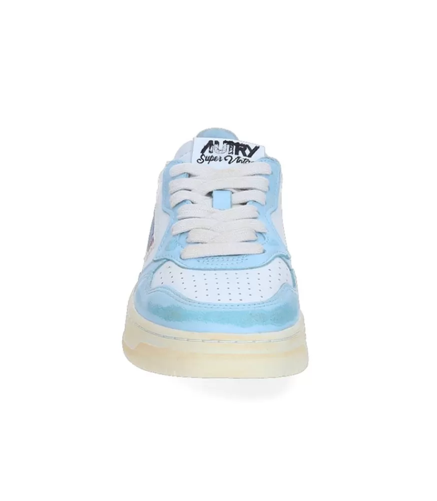 Femme Autry Baskets Super Vintage White/Ivory/Blue