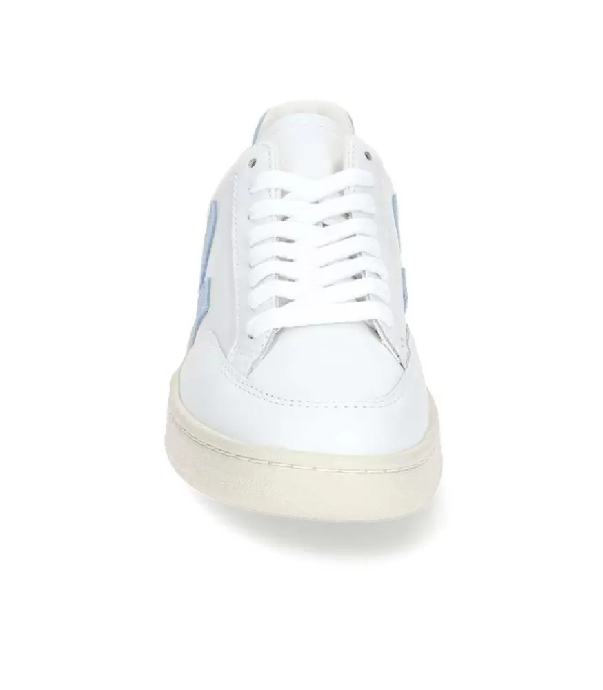 Femme Veja Baskets V-12 Leather Extra-White/Steel