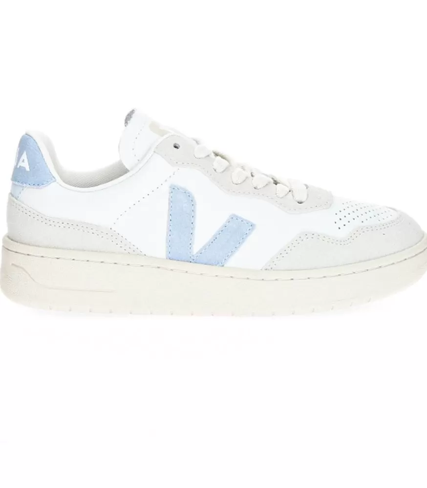 Homme Veja Baskets V-90 Homme Leather Extra White Steel