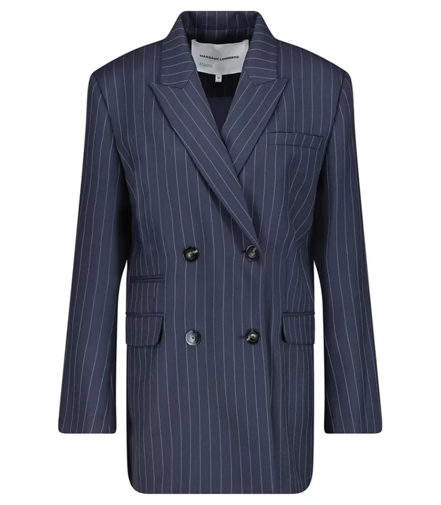 Femme Margaux Lonnberg Blazer Wilby Navy Stripes