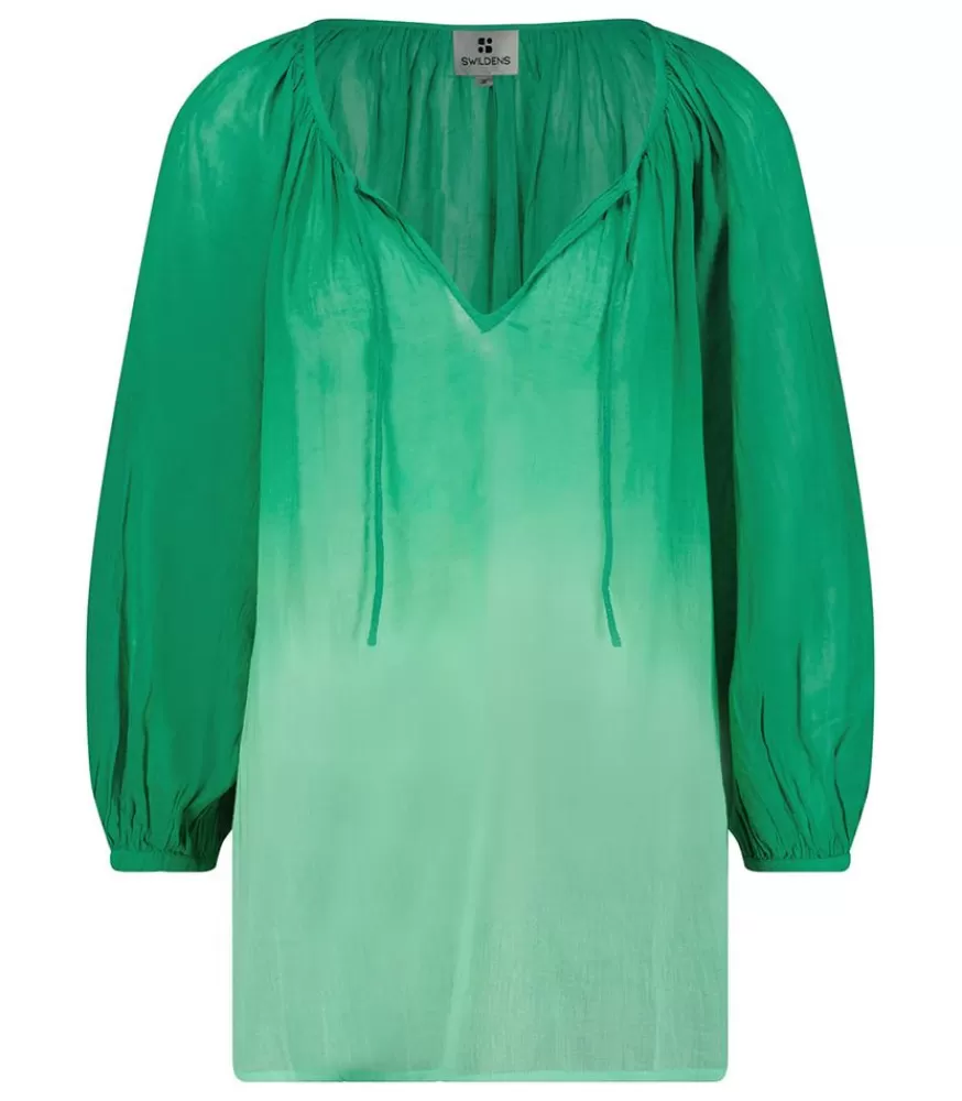 Femme Swildens Blouse Bis Vert