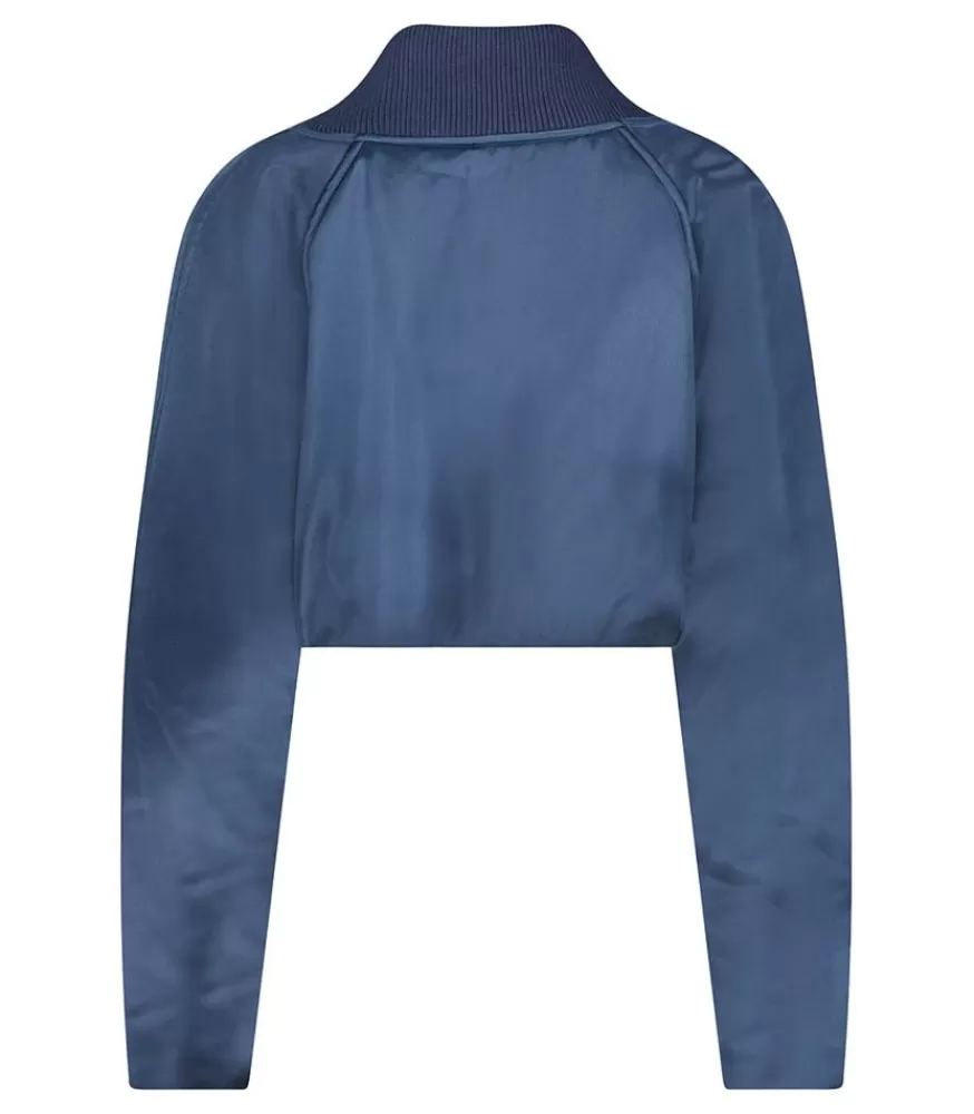 Femme Margaux Lonnberg Blouson Ashley Navy Satin