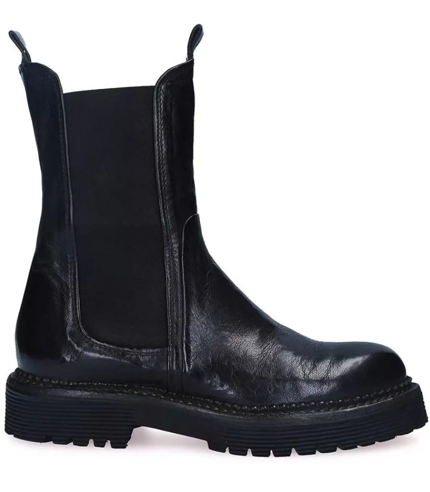 Femme King Tartufoli Boots Chelsea Monastero En Cuir Kaki