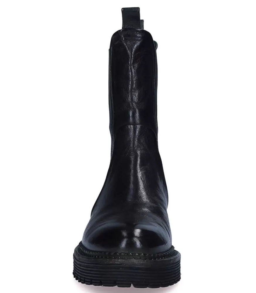 Femme King Tartufoli Boots Chelsea Monastero En Cuir Kaki