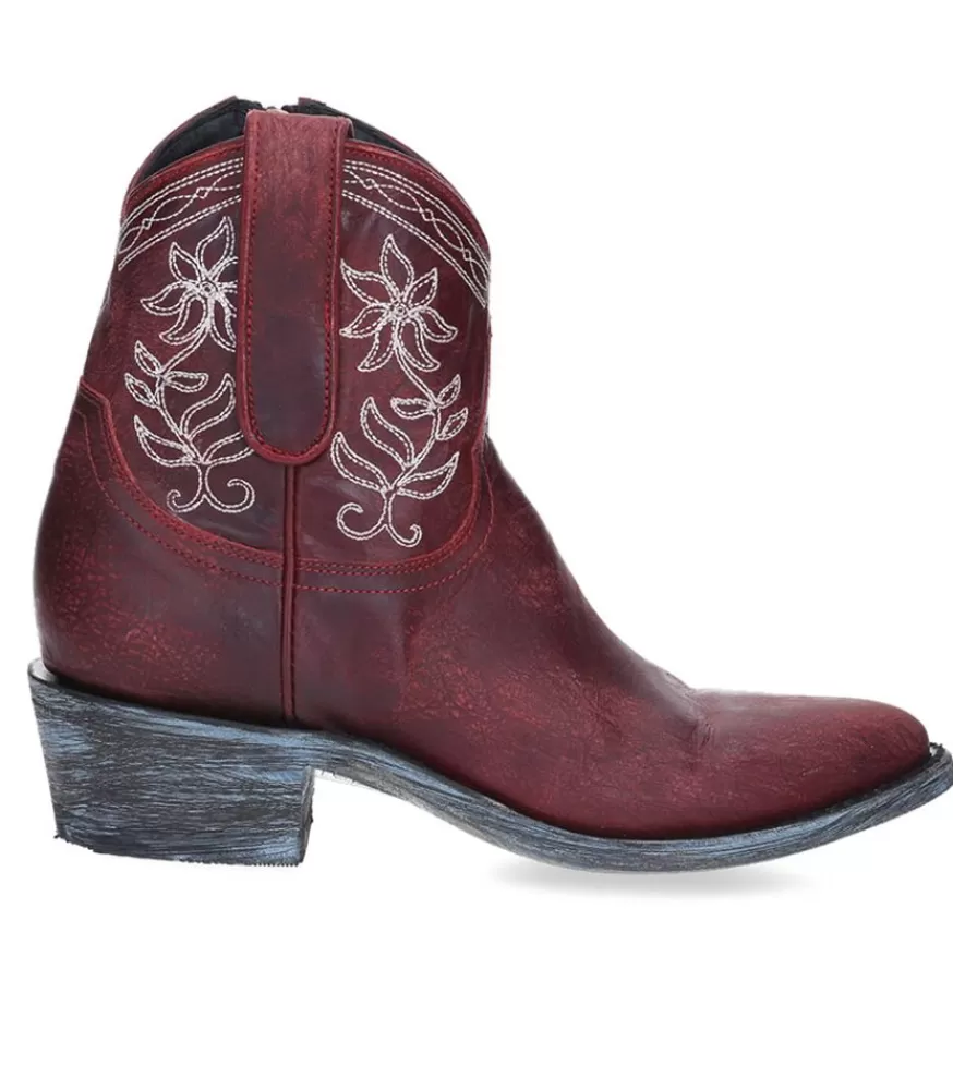 Femme Mexicana Boots Cocozipper Red Bone