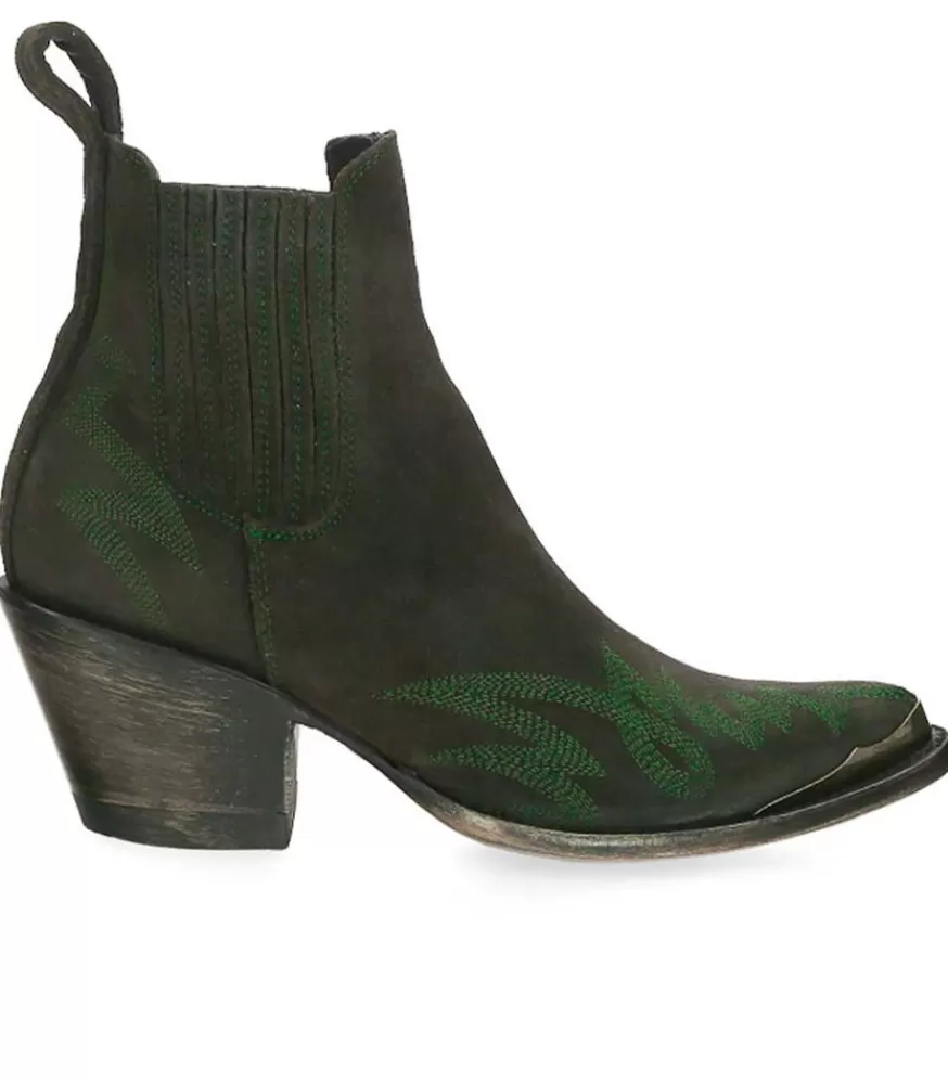 Femme Mexicana Boots Gaucho Long Stitch Forest X Jane De Boy