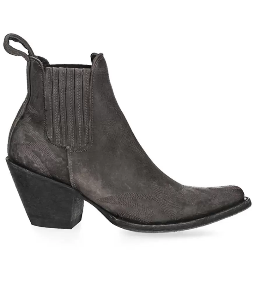 Femme Mexicana Boots Gaucho Long Stitch Grey X Jane De Boy