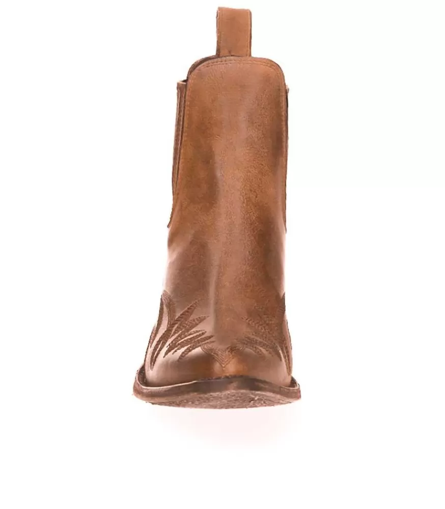 Femme Mexicana Boots Gaucho Long Stitch Tan Porto Cow X Jane De Boy