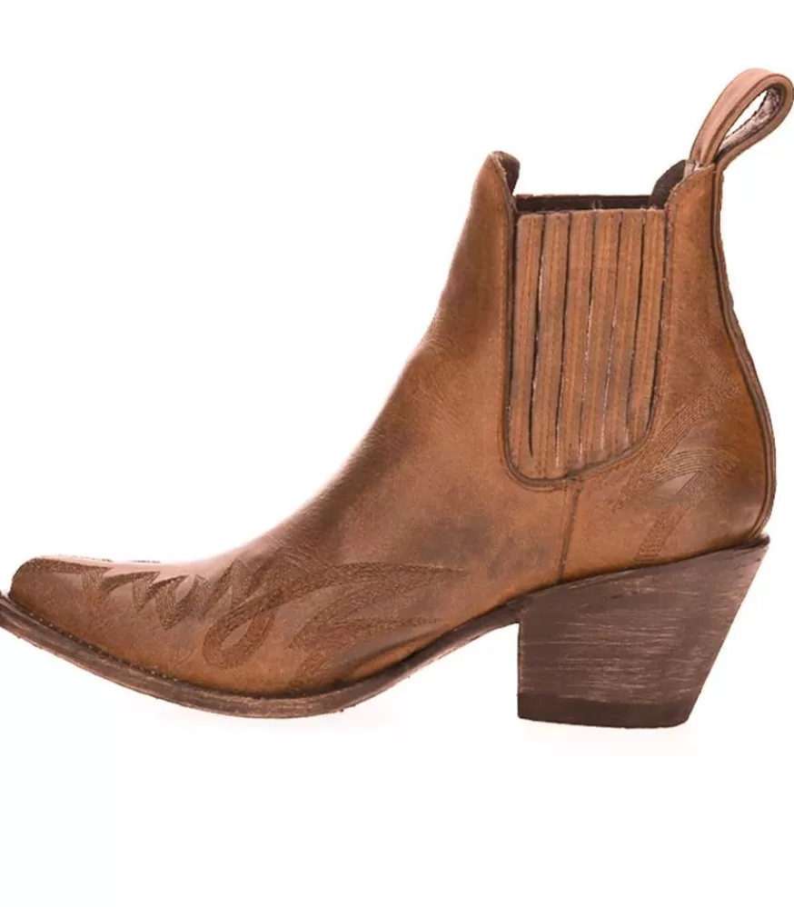 Femme Mexicana Boots Gaucho Long Stitch Tan Porto Cow X Jane De Boy