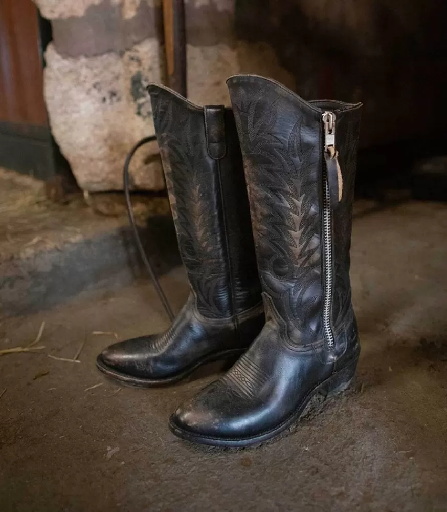 Femme Mexicana Boots Santiag Razz 13 Black Vesuvio X Jane De Boy