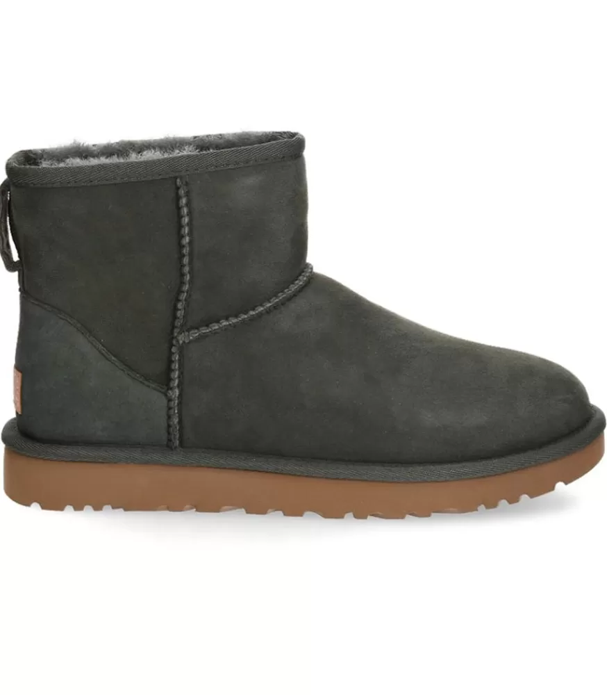 Femme UGG® Bottines Homme Classic Mini Regenerate Forest Night