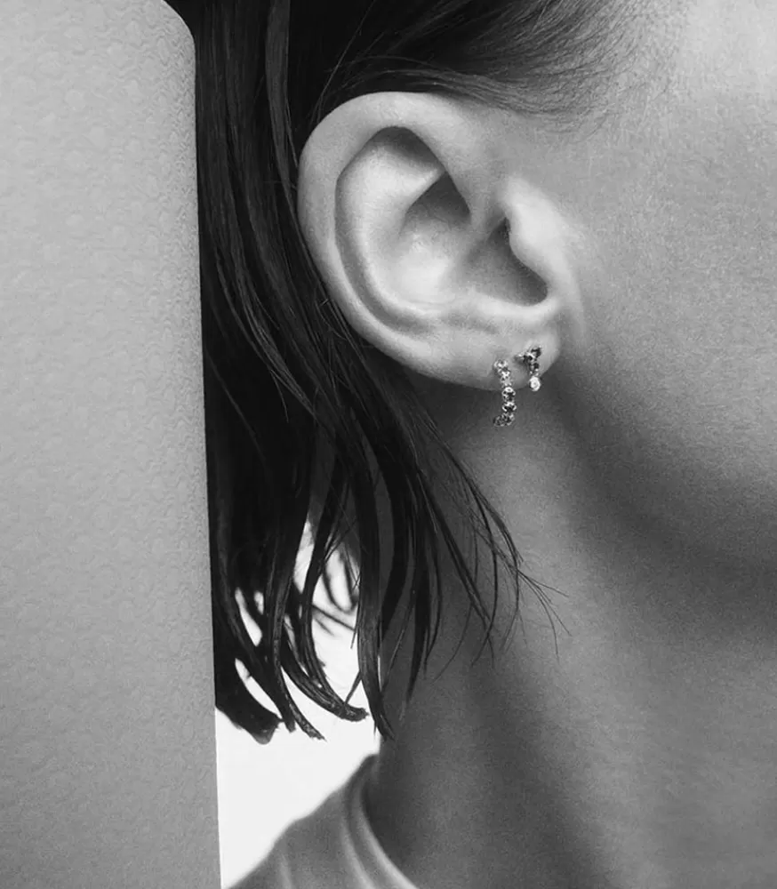 Femme Pascale Monvoisin Boucle D'Oreille Ava Diamant