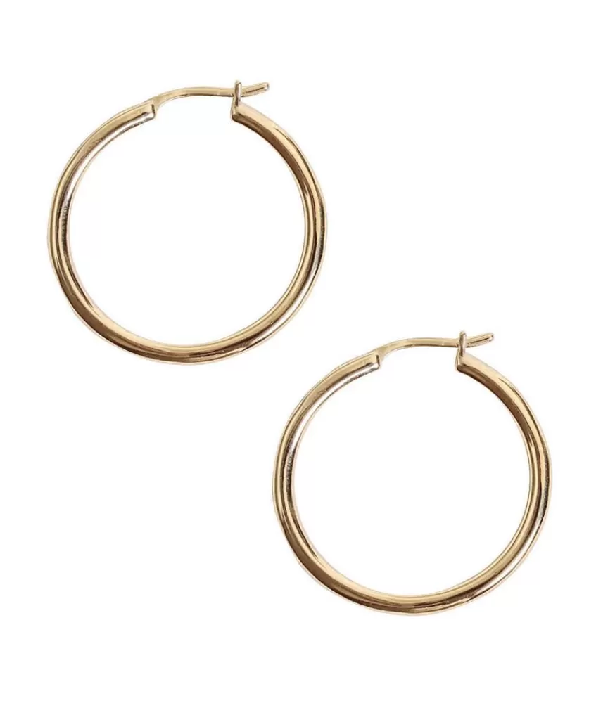 Femme Waekura Boucles D'Oreilles Olivia 25Mm Dore