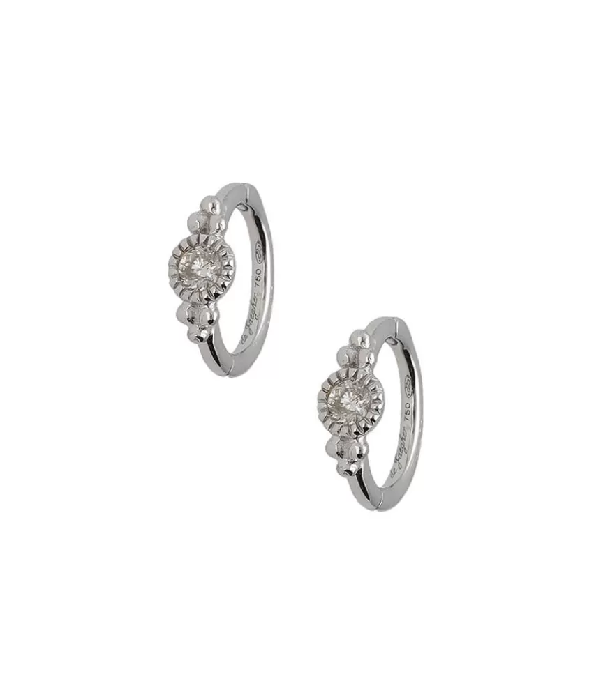 Femme De Jaegher Boucles D'Oreilles Sunny Bubbles En Or Blanc