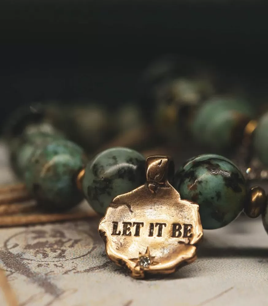 Femme Catherine Michiels Bracelet En Perles Let It Be