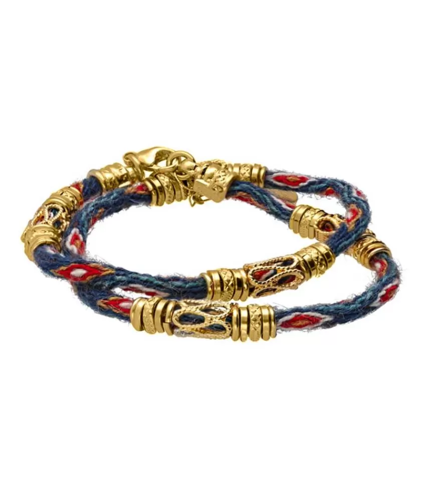 Femme Gas Bijoux Bracelet Lima Double Dore