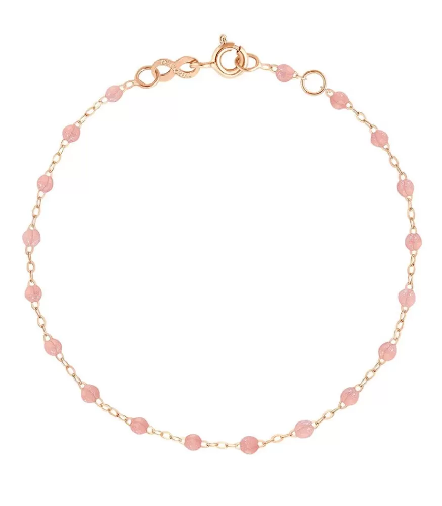 Femme Gigi Clozeau Bracelet Or Rose Et Perles De Resine