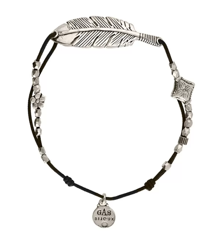 Femme Gas Bijoux Bracelet Penna Lien Argente