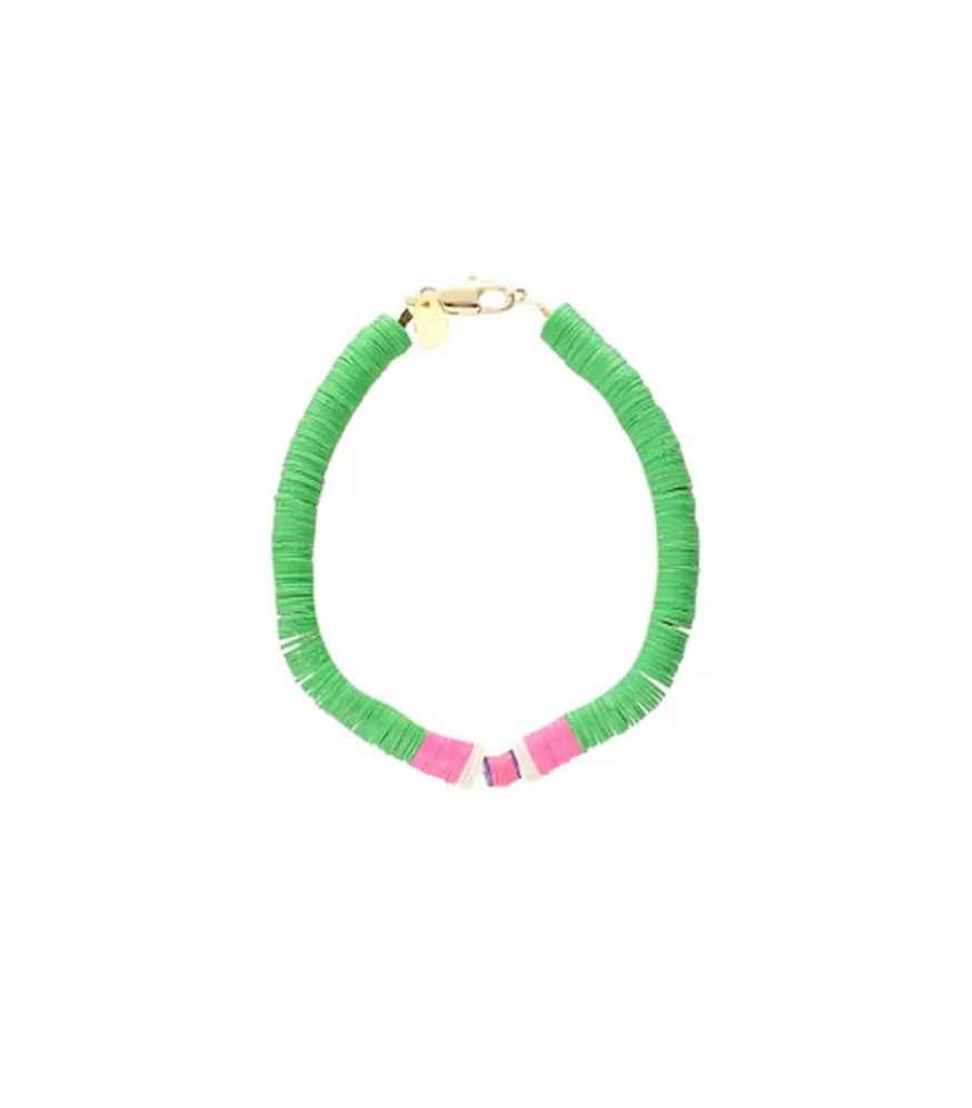 Femme Maison Mönik Bracelet Pukhet Vert X Jane De Boy