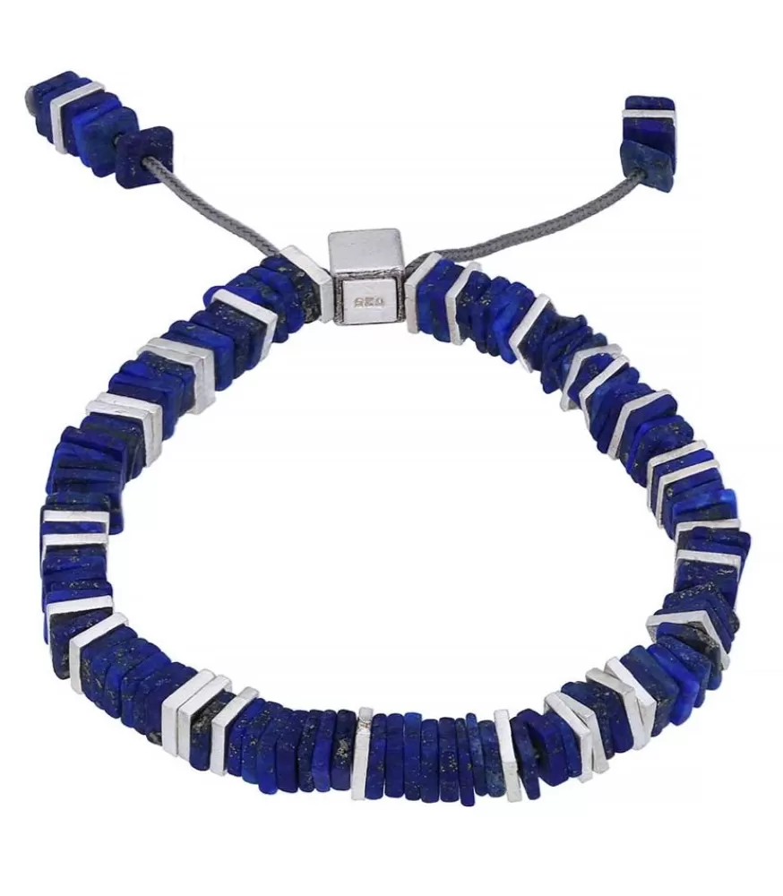 Homme M.Cohen by Maor Bracelet Razze Square A Perles Carrees