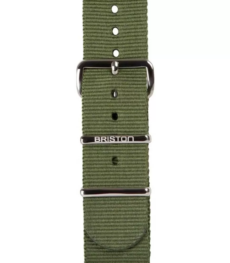 Femme Briston Bracelet Special Nato Vert Militaire 245Mm