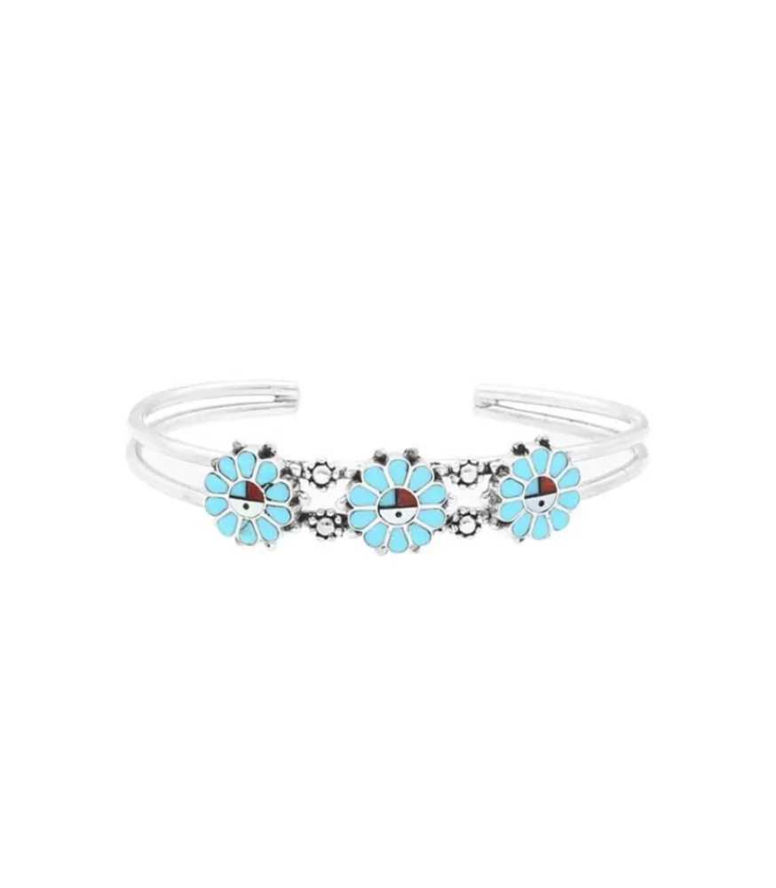 Femme Harpo Bracelet Sunfaces Turquoise Sleeping Beauty