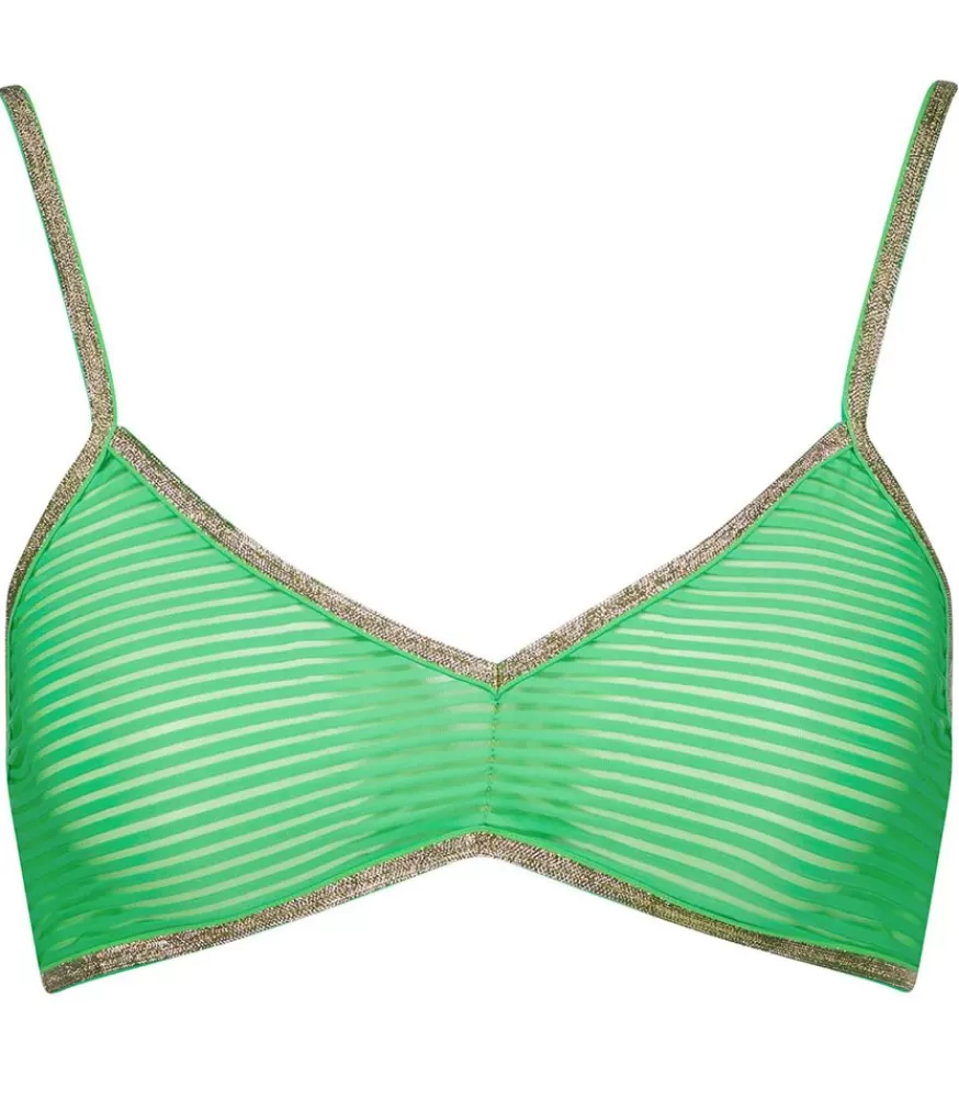 Femme La Nouvelle Brassiere Georgia Green Stripes