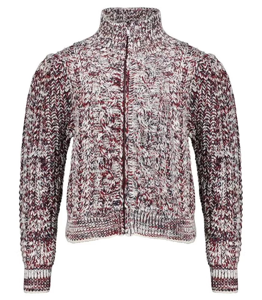 Femme Marant Étoile Cardigan Romane Burgundy