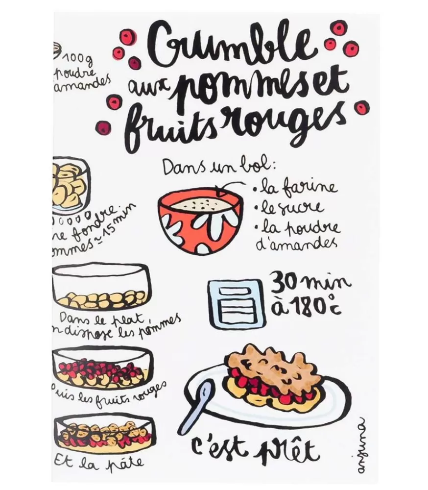 Image Republic Carte Recette Crumble Anjuna Boutan