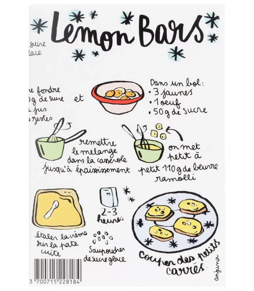 Image Republic Carte Recette Lemon Bars Anjuna Boutan