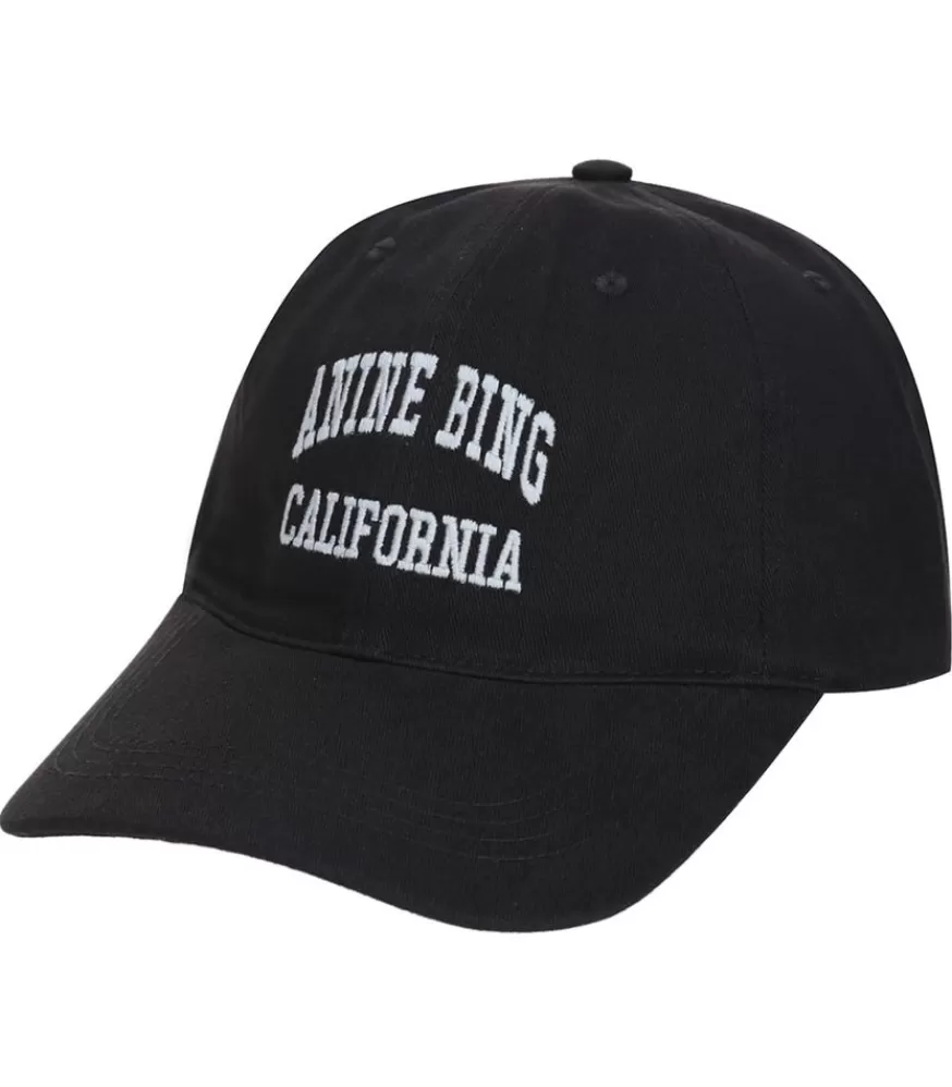 Femme Anine Bing Casquette Jeremy Baseball Vintage Black