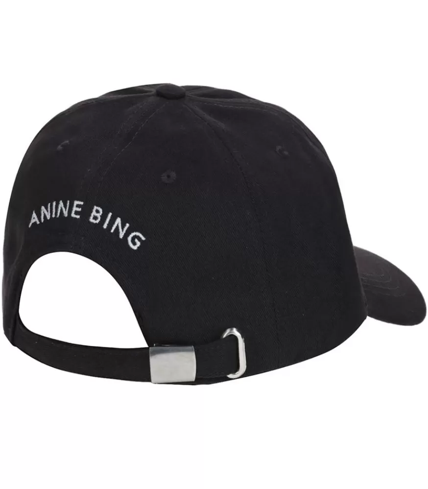 Femme Anine Bing Casquette Jeremy Baseball Vintage Black