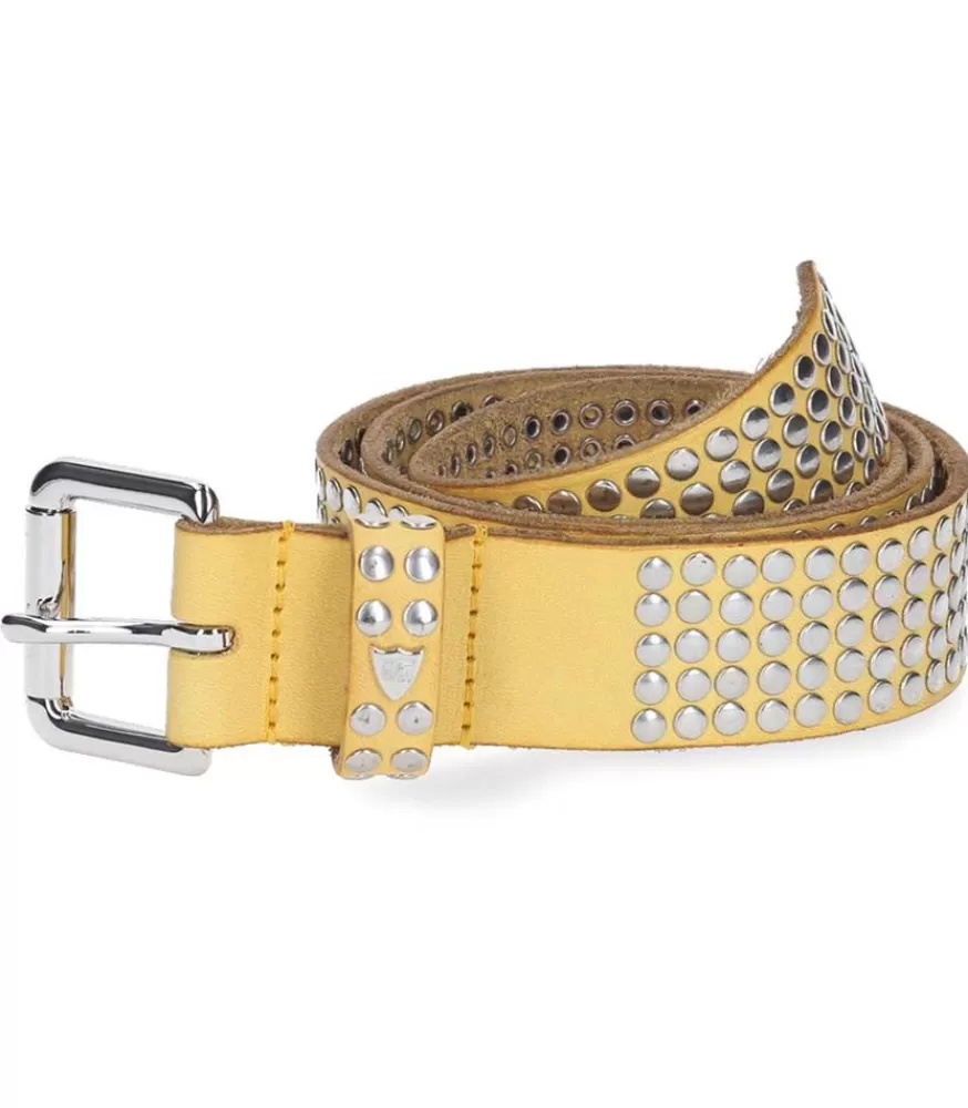 Femme HTC Los Angeles Ceinture Coloree A Clous Studs