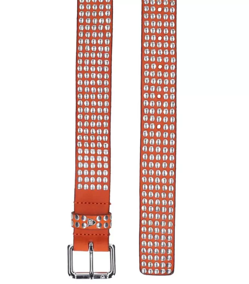 Femme HTC Los Angeles Ceinture Coloree A Clous Studs