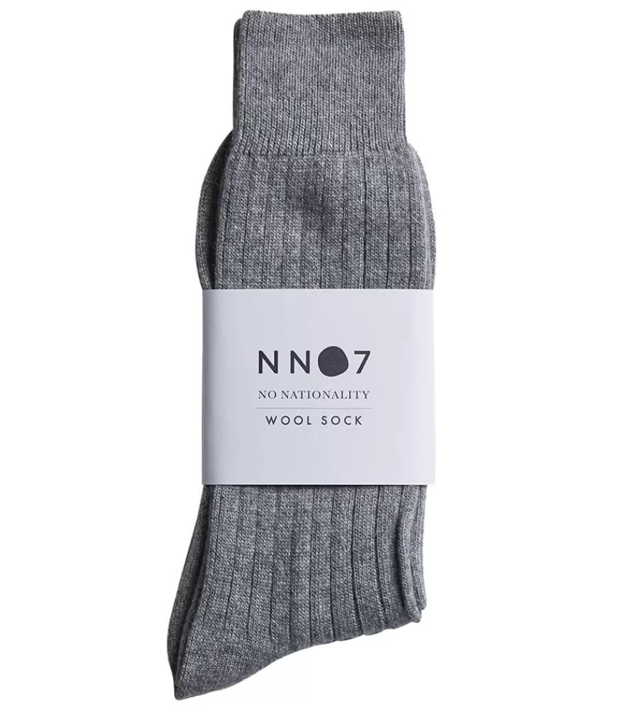 Homme NN07 Chaussettes En Cachemire 9140 Light Grey