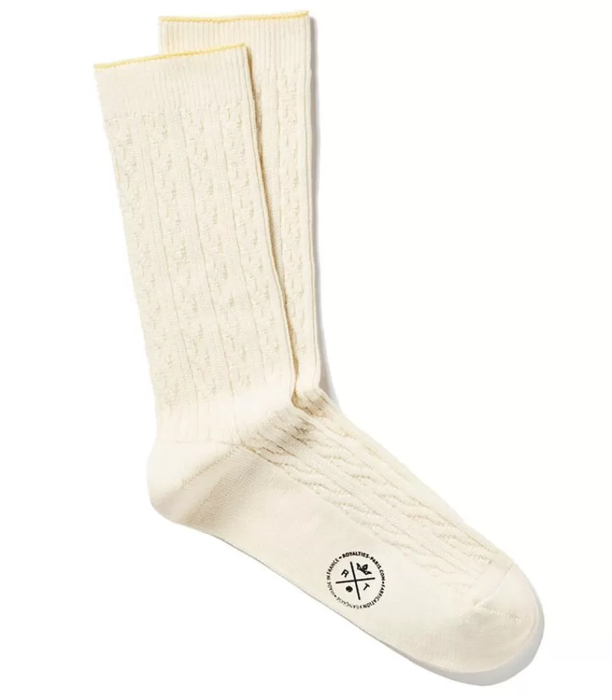 Femme Royalties Chaussettes Homme Gatsby Ivoire