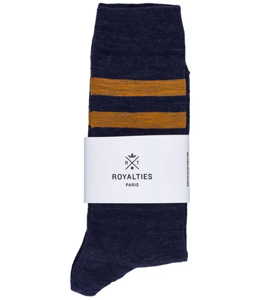 Homme Royalties Chaussettes Homme Mel Indigo