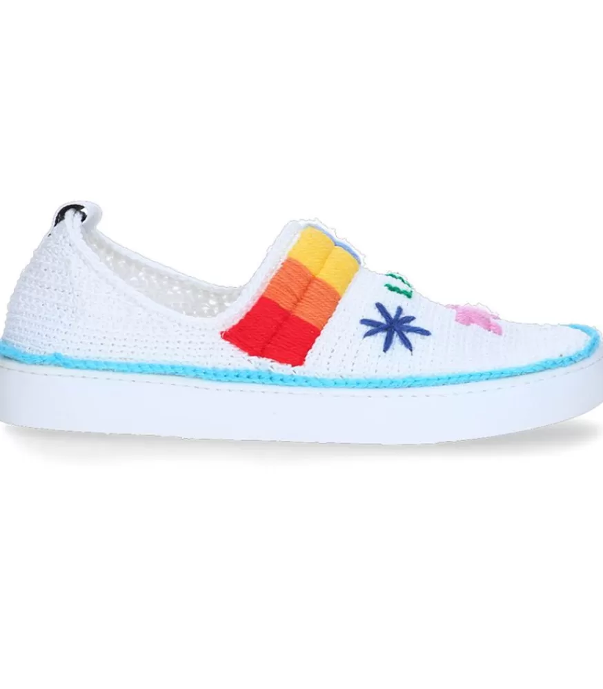 Femme Amrose Chaussures Sweat Rainbow