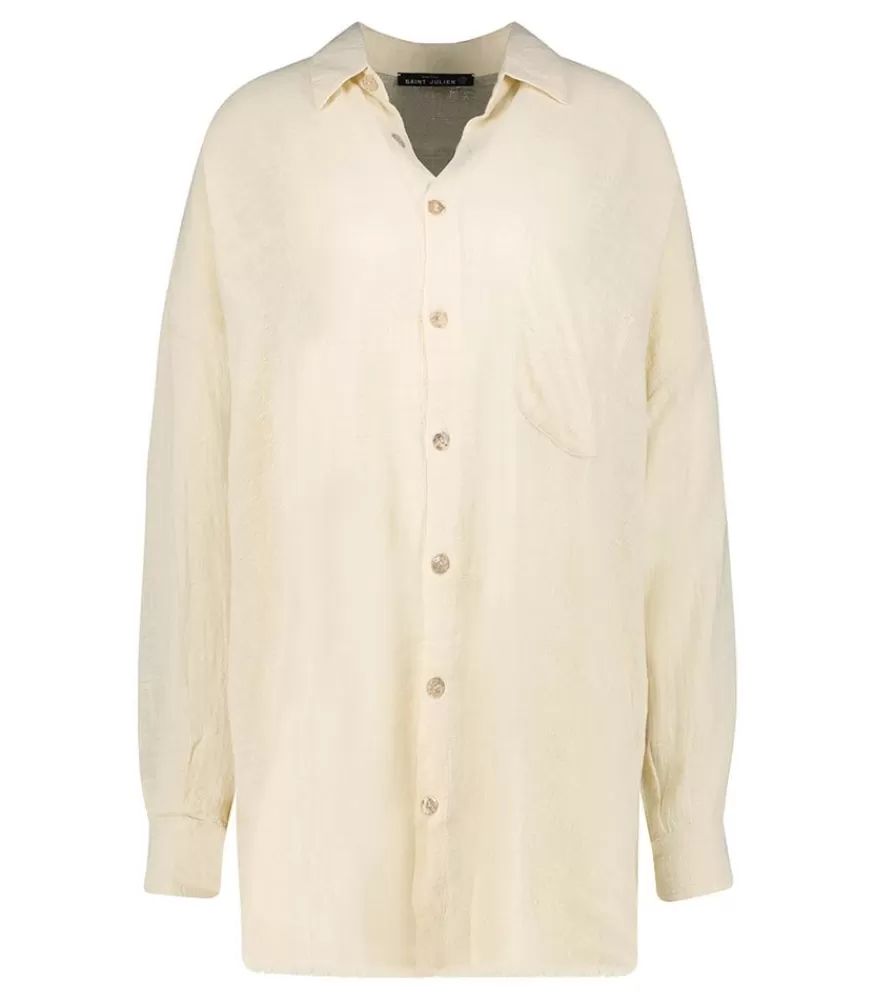 Femme Maison Saint Julien Chemise Oversize Mykonos Cream