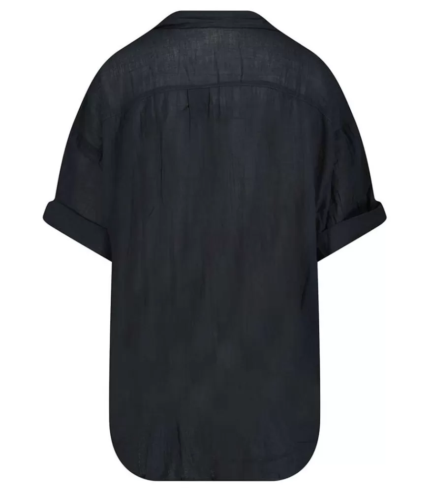 Femme Maison Saint Julien Chemise Tortola Bleu Nuit