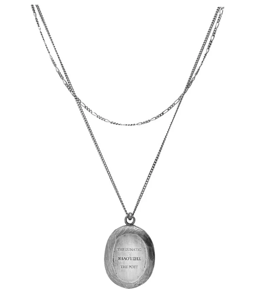 Femme Tó Garal Collier Big Locket Double