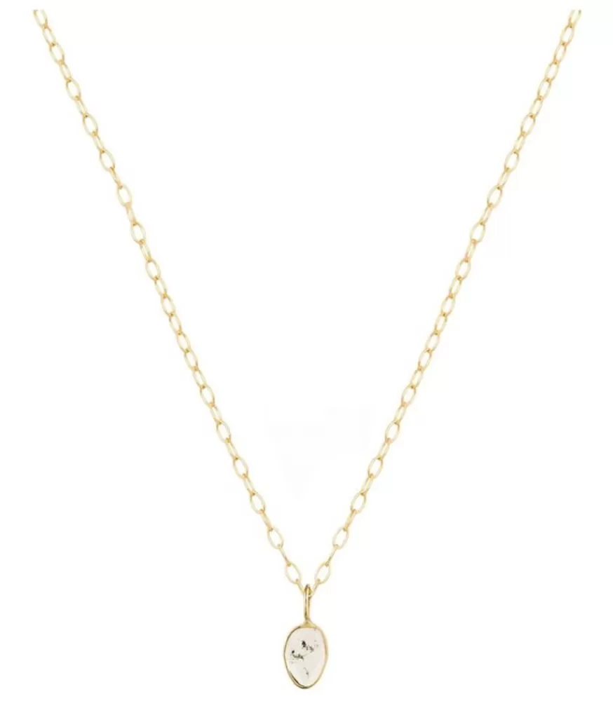 Femme Céline Daoust Collier Diamant Brut Gris