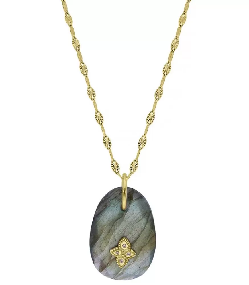 Femme Pascale Monvoisin Collier Gaia N°1 Labradorite